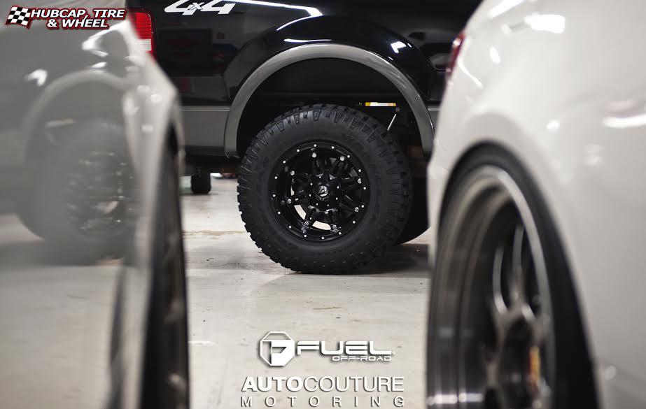 vehicle gallery/ford f 150 fuel hostage d531 0X0  Matte Black wheels and rims